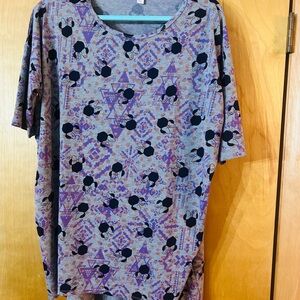 Women’s LuLaRoe Irma Size Medium featuring Minnie Mouse